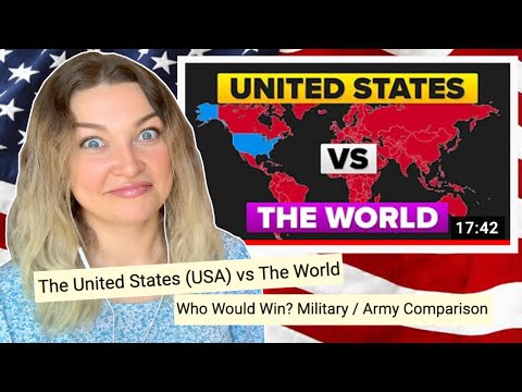 New Zealand Girl Reacts to USA VS THE WORLD | WHO WOULD WIN? | A MILITARY COMPARISON