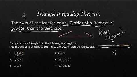 5 5 Triangle Inequality Theorem video