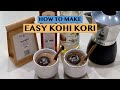 EASY KOHI KORI: ‘COFFEE ICE’’ MADE USING MOKA POT