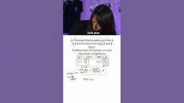 Using Algebra to solve Speed Questions | GCE O-Level E Math | #math  #olevel #algebra #equation