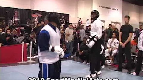 RJ Magallanes v Travis Plowden - Men's HW point sparring - 2010 Compete Nationals