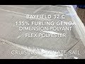 Bayfield 32 135% Furling Genoa - Dimension-Polyant Flex Polyester