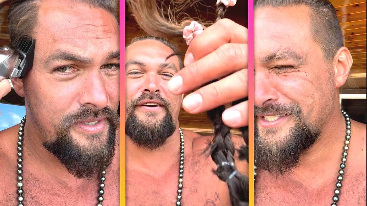 Jason Momoa shaves off his signature long hair: 'Here's to new ...