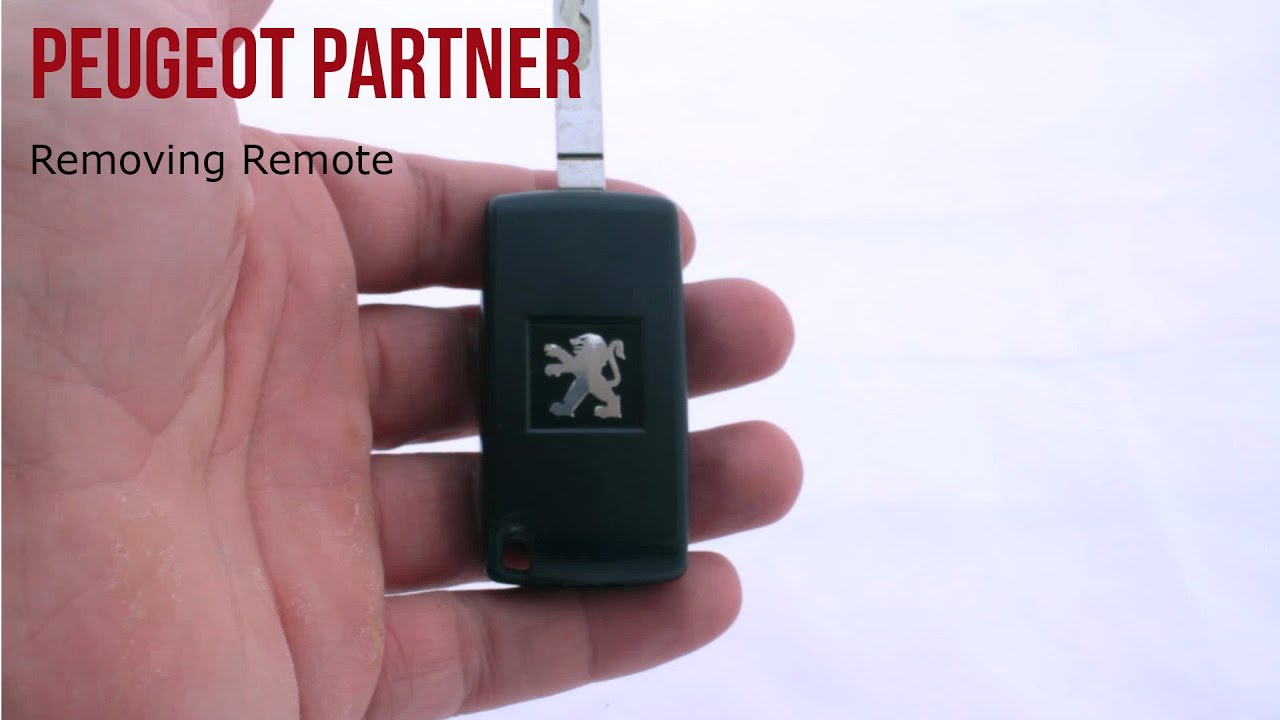 Peugeot 3 botón remoto CLAVE FOB CASO Servicio Kit de reparación se ajusta Partner Van VA2 