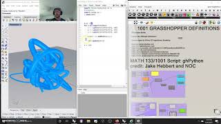 GRASSHOPPER FOR RHINO 133/1001  GHPYTHON NODES credit: J. Hebbert/NOC