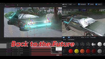Kỹ xảo xe bay Back to the Future VFX - Element 3D Environment và Compositing After Effects tutorial