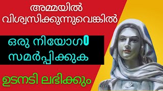 അമ്മയിൽ വിശ്വസിക്കുന്നുവെങ്കിൽ l miraculous prayer l marian miracle prayer