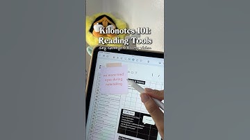 READING TOOLS ON KILONOTES TO HELP YOU STUDY BETTER!
