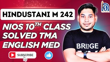 Hindustani Music 242 Eng Solved TMA April 2026 | NIOS 10th Assignment Solution | NIOS 2026 Music TMA