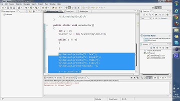 Sıfırdan Java 11 - Menü Yapmak