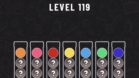 Ball Sort Puzzle Level 119 #ballsortpuzzle #ballsortpuzzlegameplay #puzzlegame #mobilegames