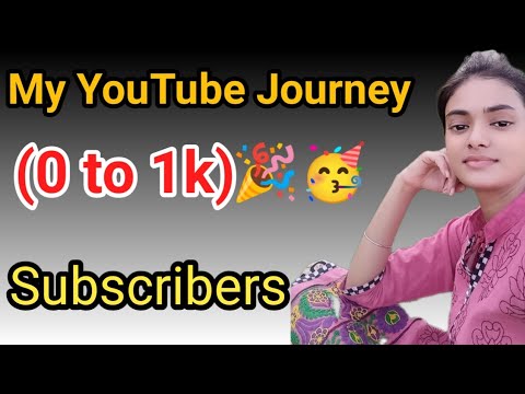 My YouTube Journey | 0 to 1K Subscribers 🎉 | Motivational Average ...