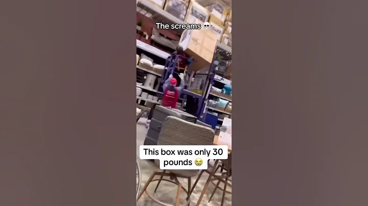 This Box Was Only 30 Pound Home depot employee #shorts #viral # funny #memes