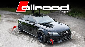 I Put Audi Allroad Fender Flares on my B8 A4 Sedan
