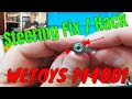 ✅WLTOYS 144001 Steering Fix / Hack to improve the steering cheaply with a drill and 2 new bolts! 😜