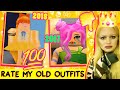 RATING ALL MY OLD OUTFITS in ROYALE HIGH