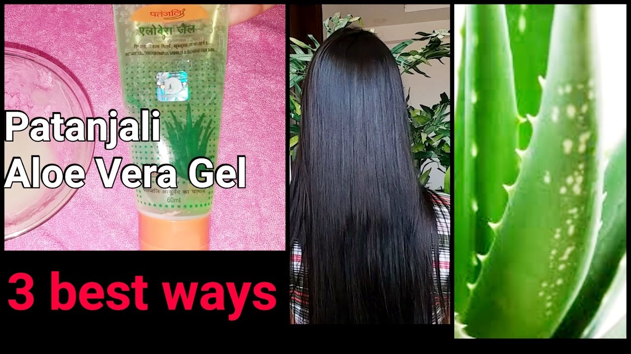 3 Best Remedies for Hair Growth//Patanjali Aloe vera gel//Hairstyle Diaries  - YouTube