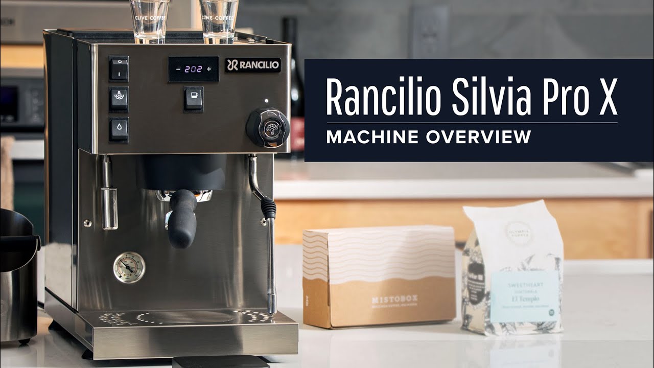 Rancilio Silvia Pro x Dual Boiler Espresso Machine - White