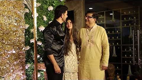 Hrithik Roshan Saba Azad Goldi bahel at Ramesh Taurani Diwali party 