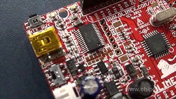 OLIMEXINO-328, a debugging card of a form ...