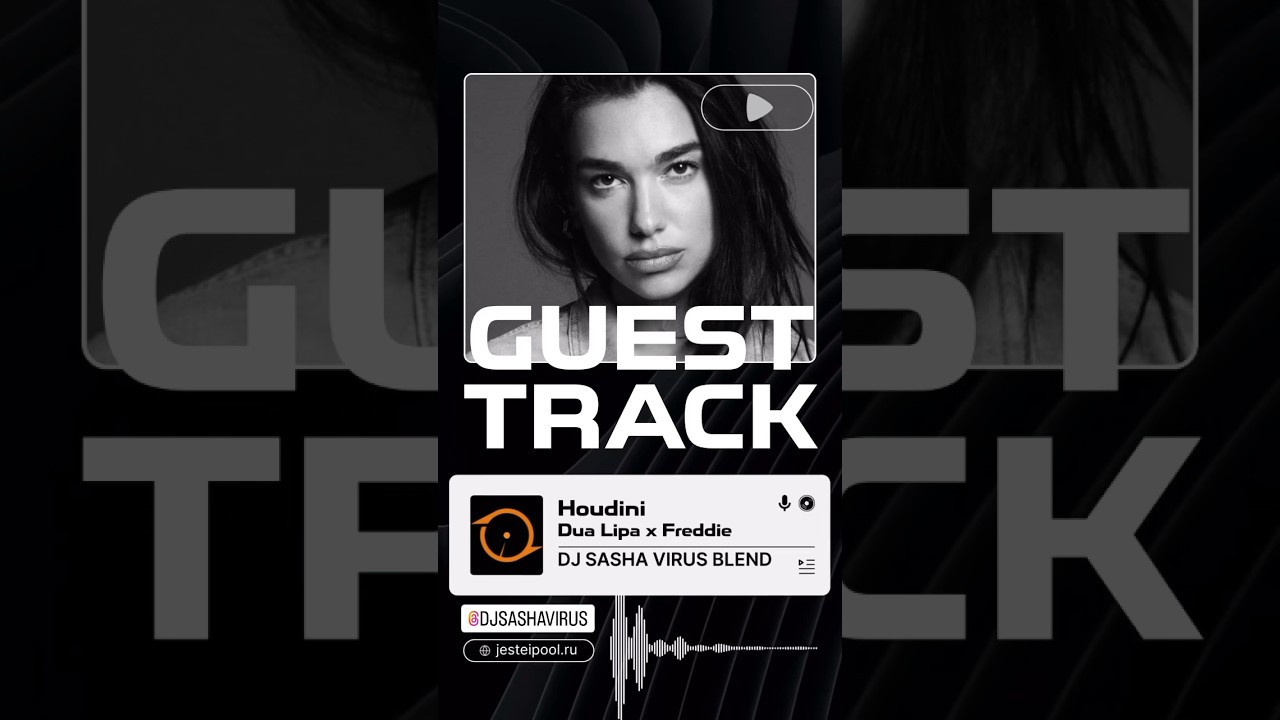 Dua Lipa - Houdini (Dj Sasha Virus Blend 2024) 