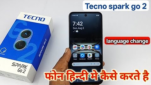Tecno spark go 2 hindi me kaise kare | tecno spark go 2 language setting