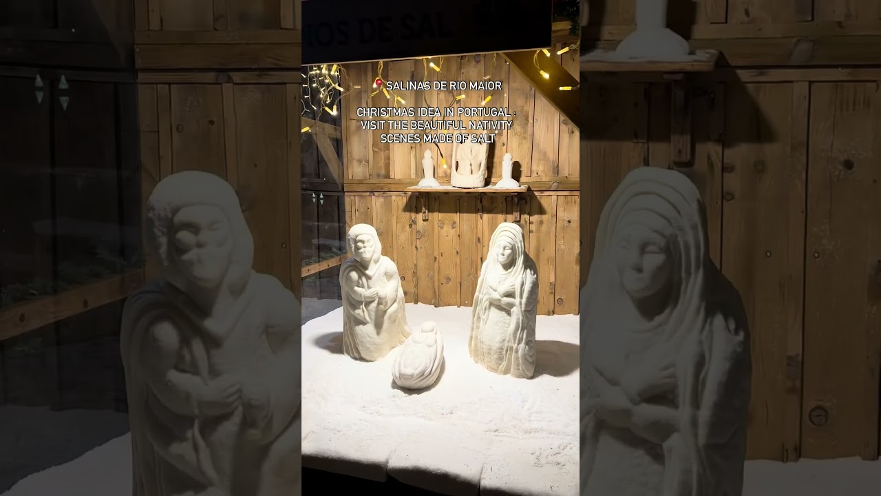 The beautiful salty Nativity Scene in Rio Maior 😍