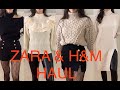 Zara & H&M Haul Try On ( Knits, Sweaters, Skirts, Dress ) Shopping Essayage Achats | Fashion Cabin