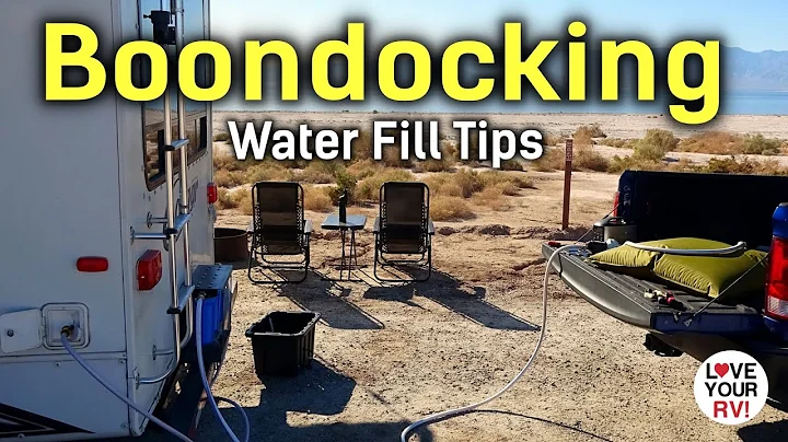 Boondocking Water Fill Tips - AquaTank Bladder, Water Bandit and Flow Meter