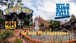 POV: Ride Wild West Falls Adventure at Movie World on the Gold Coast!  4K