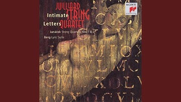 String Quartet No. 2, JW VII/13 "Listy duverne" (Intimate Letters) : II. Adagio