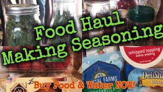 Food Haul/Making Seasoning/Dehydrating Cilantro/Prepper pantry spices/fight food fatigue with flavor