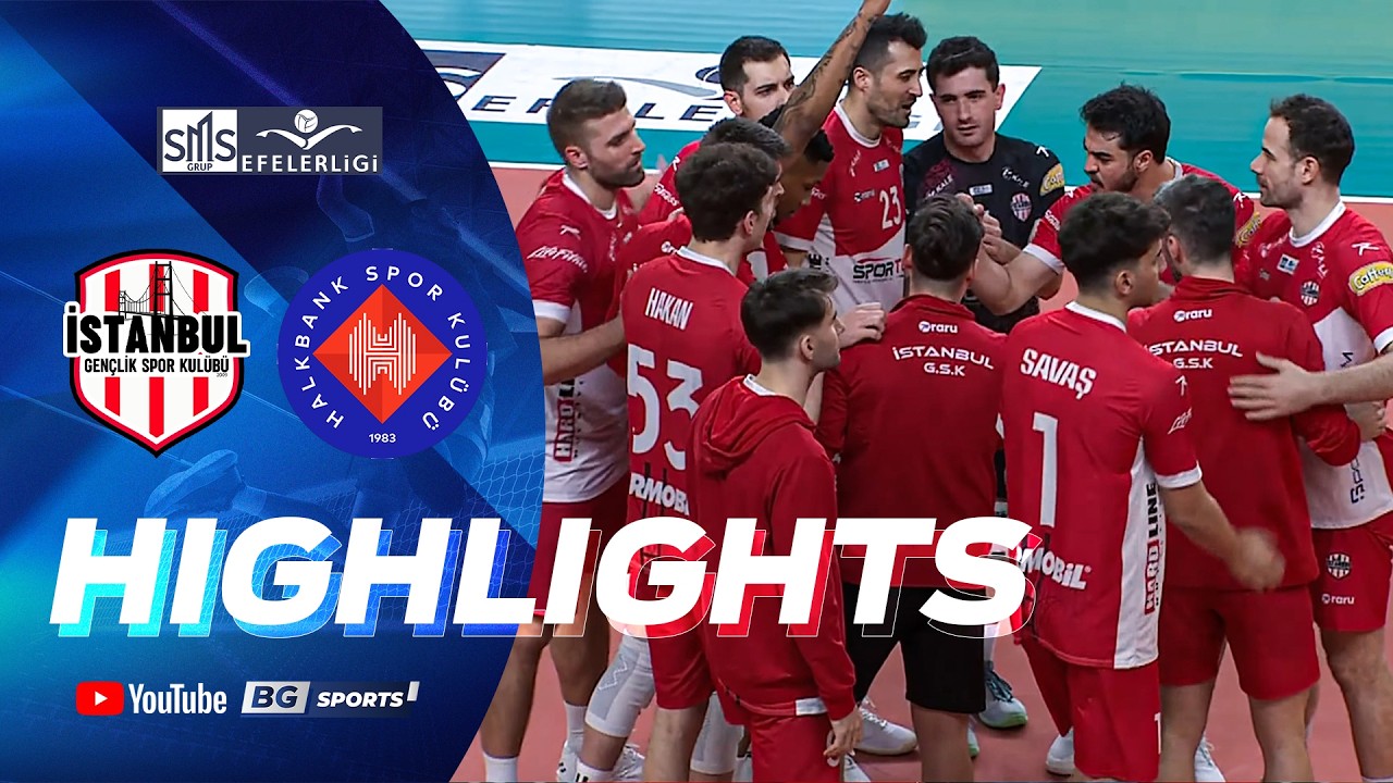 HIGHLIGHTS : Istanbul Gençlik vs Halkbank | SMS Grup Efeler Ligi 2025/26 | 22.03.26