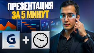 картинка: Презентация ЗА 5 МИНУТ с нейросетью: GAMMA AI Делает Слайды Сама