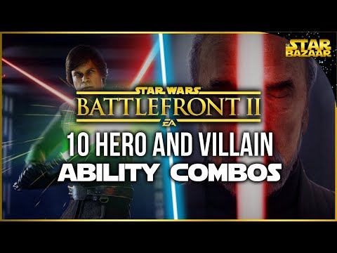 10 Powerful Hero And Villain Ability Combos | Star Wars Battlefront 2 Tips
