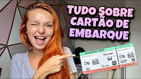 Onde pegar o cartão de embarque?
