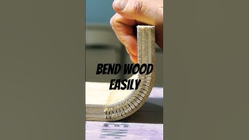 How to Bend Wood with Kerf Cuts - No Table Saw Needed!