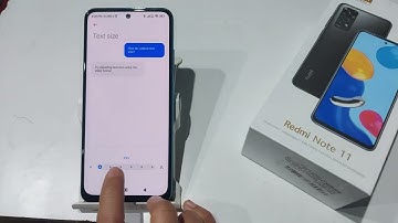 How to Change Font Size in Redmi Note 11,11 pro | Redmi Note 11 me Font Size change kaise kare