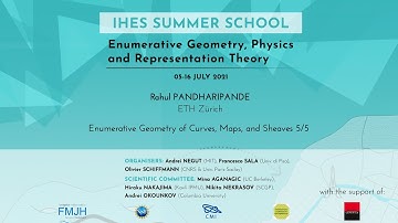 Rahul Pandharipande - Enumerative Geometry of Curves, Maps, and Sheaves 5/5