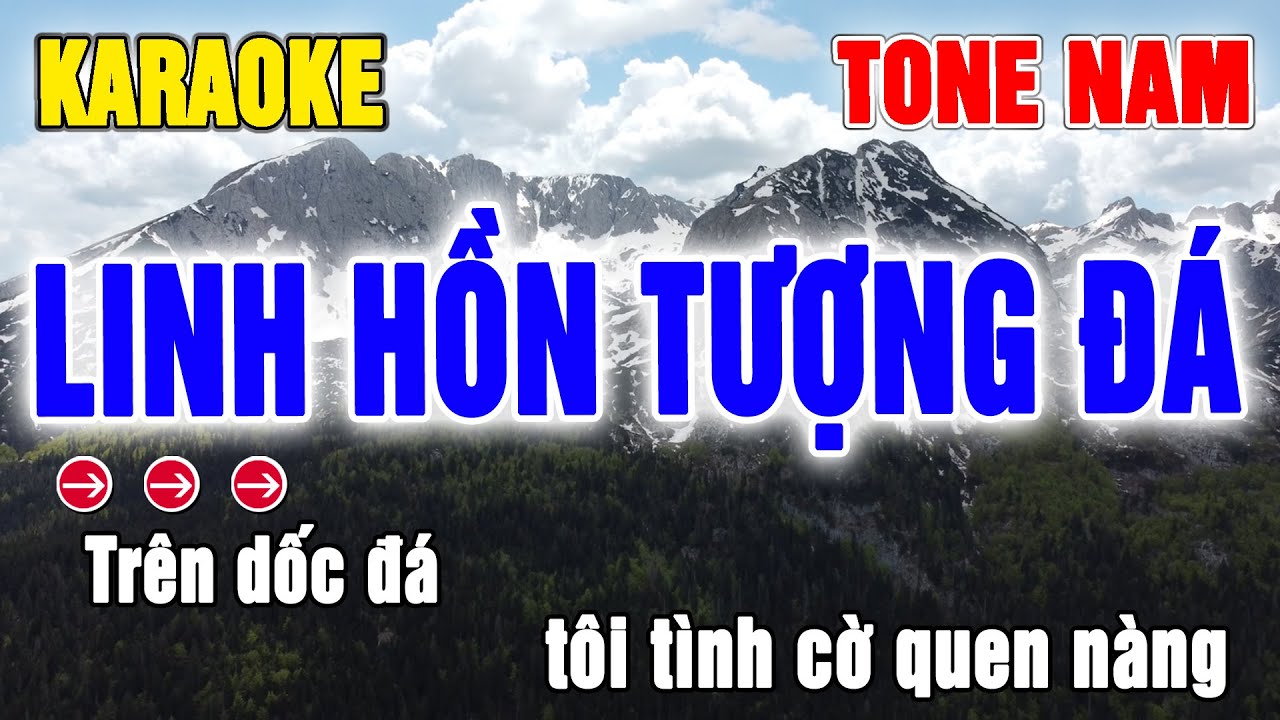 Linh Hồn Tượng Đá Karaoke Tone Nam | Beat Thanh Hà