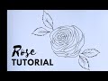 How To Draw A Rose | Easy Tutorial