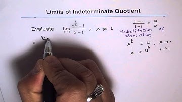 Evaluate Limit  by Variable Substitution Sixth Power