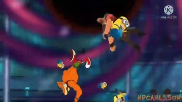 Mario head transforms into a black hole add round 1