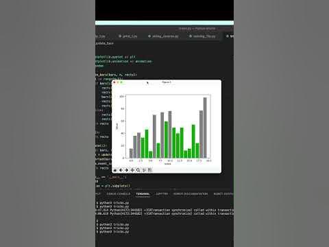 Python Animated Bubble Sort Visualization using Matplotlib and ...