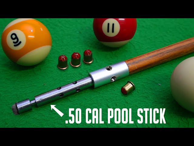I made the worlds most dangerous pool stick class=
