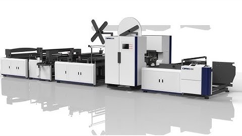 Máy may miệng cắt manh túi vải không dệt