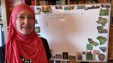 7.6 Renaming Improper Fractions as Mixed Numbers (4th grade)