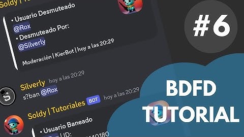 Warn, Mute y Ban! BDFD Pt.1 | Bot Designer for Discord Tutorials