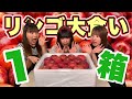 りんごを1箱食べ切りたい女たちの戦い【大食い】