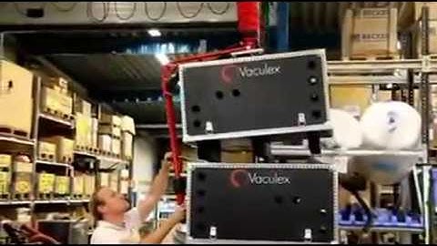 Vacuum Lifting Device moving heavy boxes